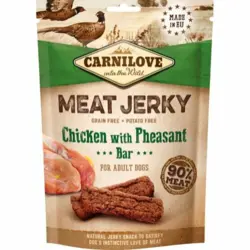 canilove meat jerky med kylling og fasan 90% kød