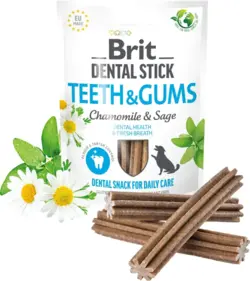Brit Dental Stick med kamille & salvie i pakke