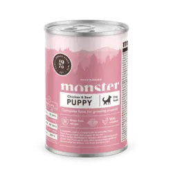 Monster Puppy Chicken & Beef Vådfoder | Fuldfoder til Voksende Hvalpe