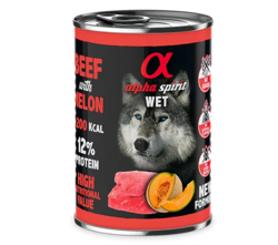 Alpha Spirit Beef og melon Våfoder hos shopdogsrus.dk