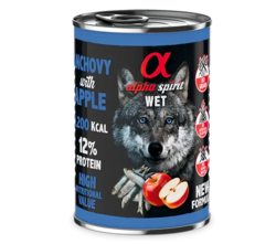 Alpha Spirit Ansjos og æble Våfoder hos shopdogsrus.dk