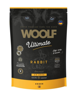 1 pose woolf ultimate hundefoder med kanin