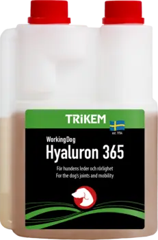 Trikem WorkingDog Hyaluron365 – Ledtilskud til Hunde med Hyaluronsyre, Glucosamin og MSM (500ml)