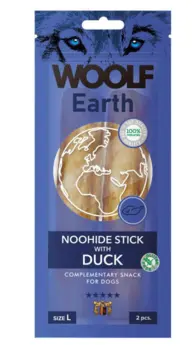 Woolf Earth Noohide med And (Large, 2 stk)