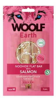 Woolf Earth Noohide med Laks (Medium, 3 stk)