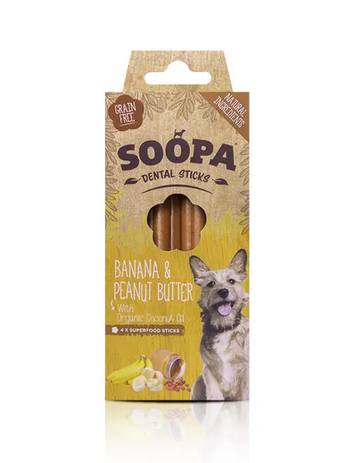 Soopa Dental Stick med banan og butter
