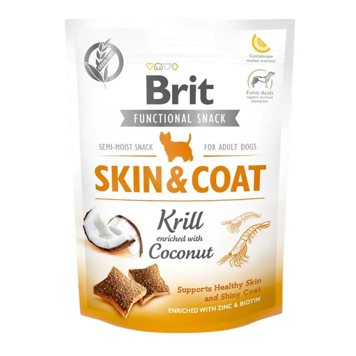 Brit Care Functional Snack Skin&Coat Krill