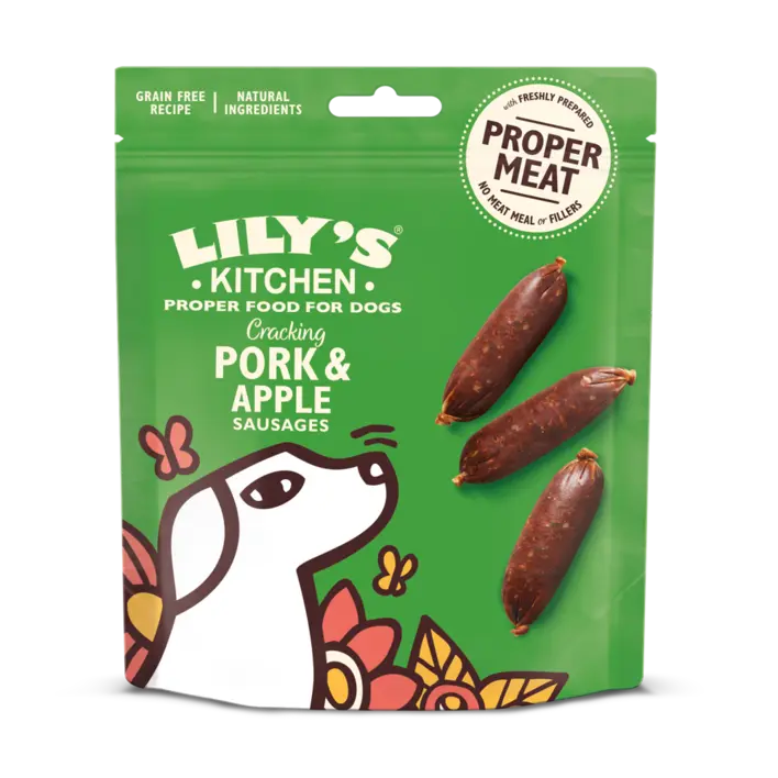 Lilys kitchen pork apple sausages