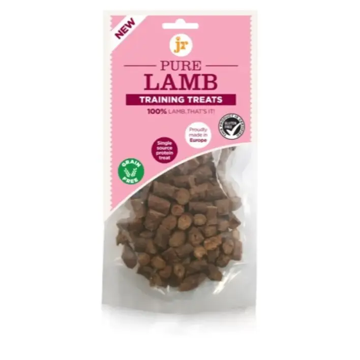 Pure Lamb Training Treats for Dogs - lækre og nærende godbidder til træning af din hund, lavet af 100% naturligt kvalitetskød fra England