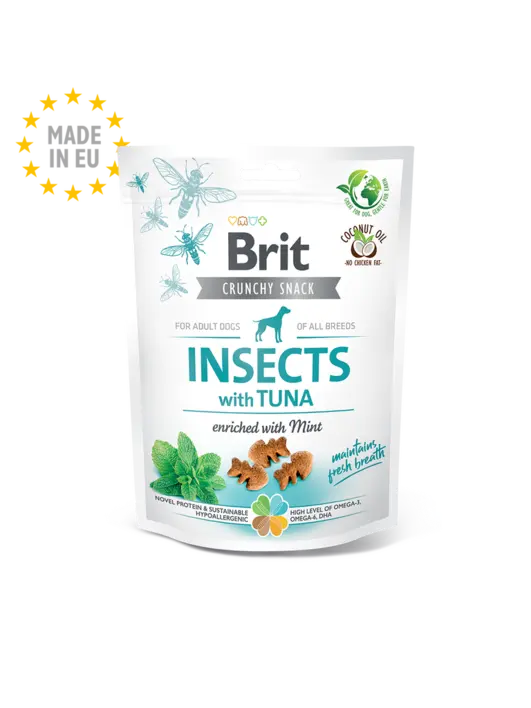 Brit Care Crunchy Cracker | Insekter med tun og mynte