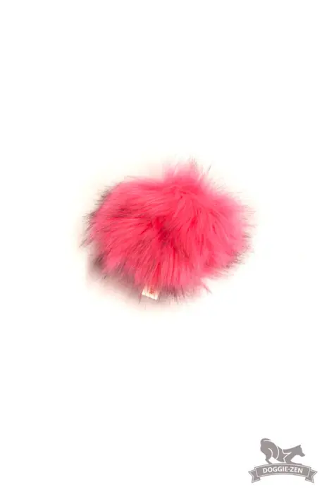 Doggie-Zen Fake Fur Pocket m. squeeker i pink