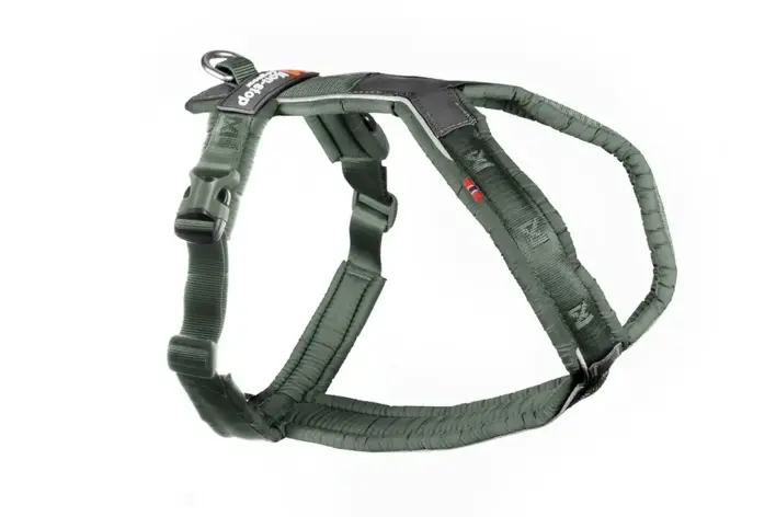 Grøn Non-stop Dogwear Line Harness 5.0 sele - robust og komfortabel