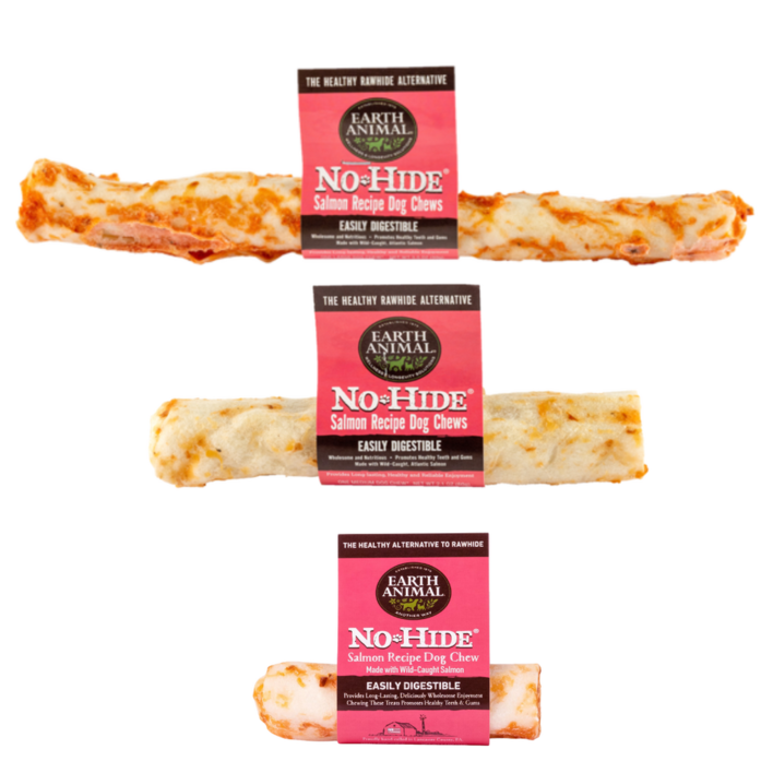 No-Hide® Wholesome Salmon Chews | Lækre tyggesnacks m. Laks til din hund