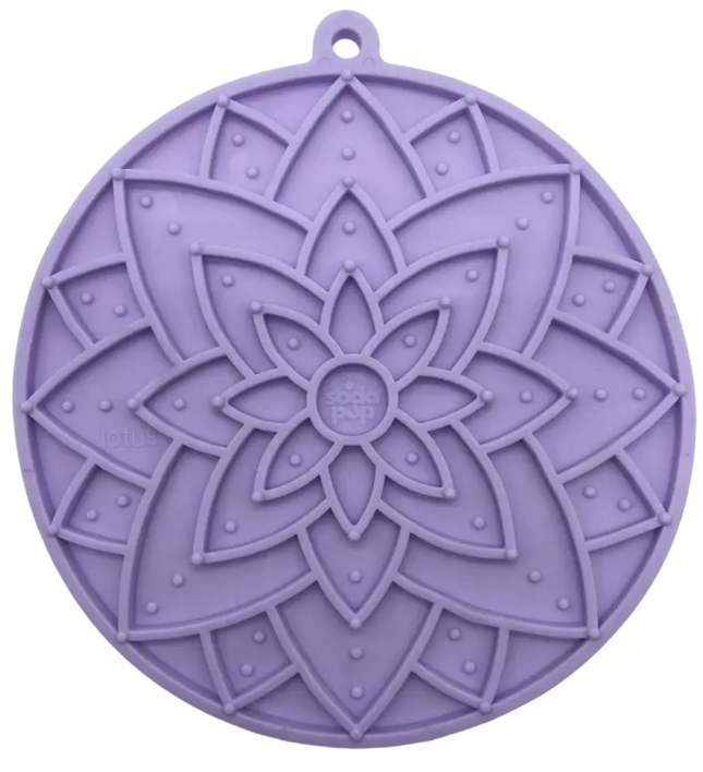 Sodapup lotus slikkemåtte Lavendel
