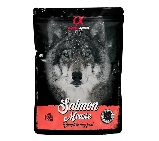 Alpha Spirit Salmon Mousse – Naturlig og Smagfuld Laksemousse til Hunde