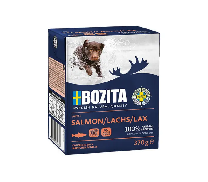 Bozita Vådfoder til Hunde – Kødstykker i Gelé 370 g