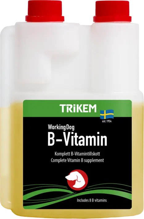 Trikem WorkingDog B-Vitamin – Flydende B-Vitaminer til Hunde