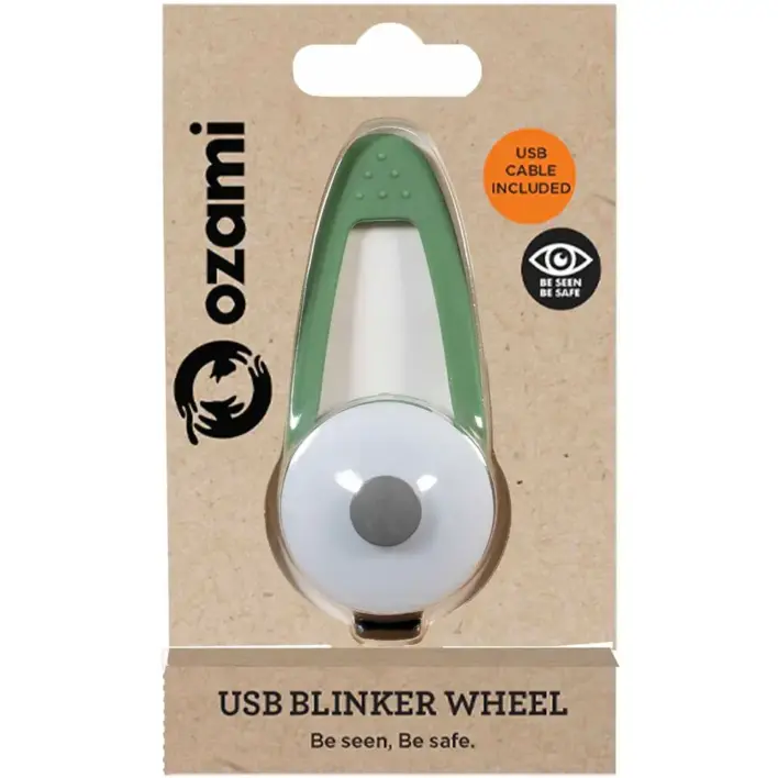 Ozami Blinker Wheel Green – LED Hundelygte