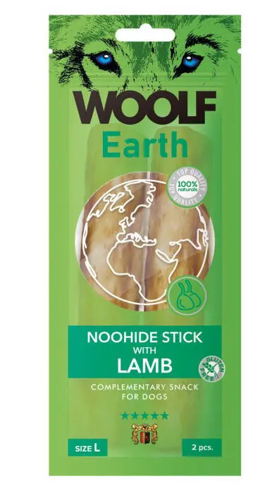 Woolf Earth Noohide med Lam (Large, 2 stk)