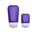 gotoob silikoneflasker i to størrelser i farven lilla