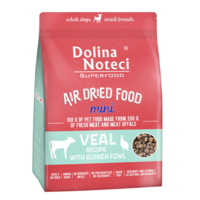 Dolina Noteci SUPERFOOD Mini m. Kalv & Perlehøns – Lækre godbidder og foder med små piller