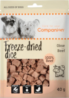 Companion Freeze-dried Dice – Frysetørret Oksekød